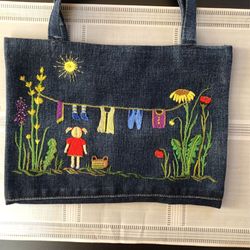 Lady’s Teen Tote Bag Denim
