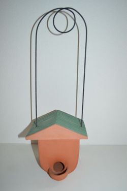 Rustic Terra Cotta Clay Bird House