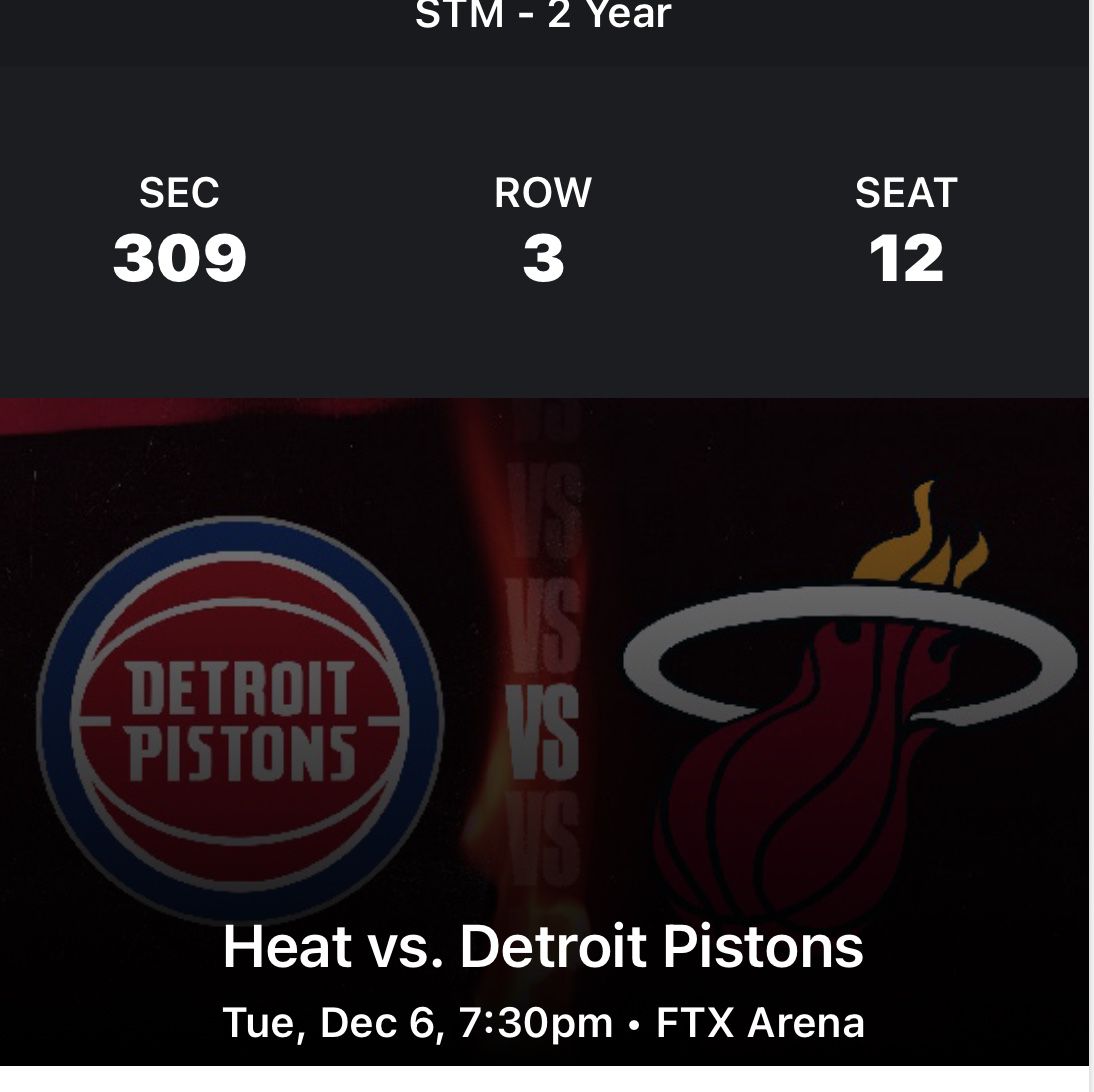 Miami heat Vs Detroit Piston