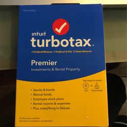 2019 Federal/state Returns Premier TurboTax 