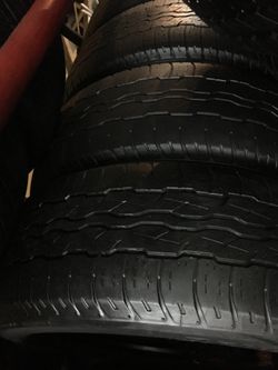 18” 4 used tires 235/55R18 Bridgestone