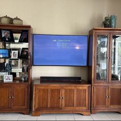 3 Pcs Stanley Furniture TV Media Center / Wall Unit/ Entertainment Center