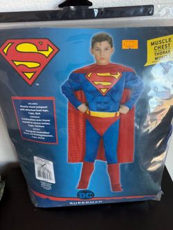 DC Superman Kids Muscle Chest Costume Small