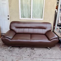 American Eagle EK-B118 Modern Dark Chocolate Brown Genuine Leather Sofa