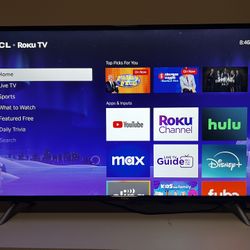 TCL 49” LED 4 Series 2160p TV With Roku TV