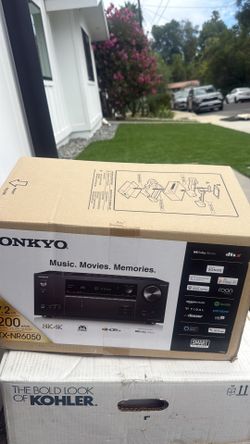 Brand New Onkyo TX-NR6050 7.2 Channel 8K AV Receiver