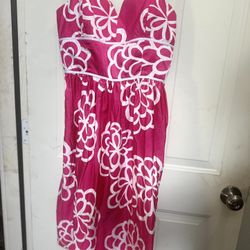 Pink Flower Dress