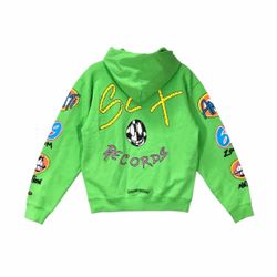 Sex Records Green Patch Hoodie