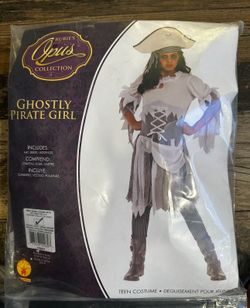 Costume Pirate Girl Ghostly Size Small