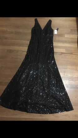 New Nicole Miller black sequin dress size: 4 & 10