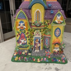 Radko Rare Retired Center Piece Jar (Cookie Jar) 