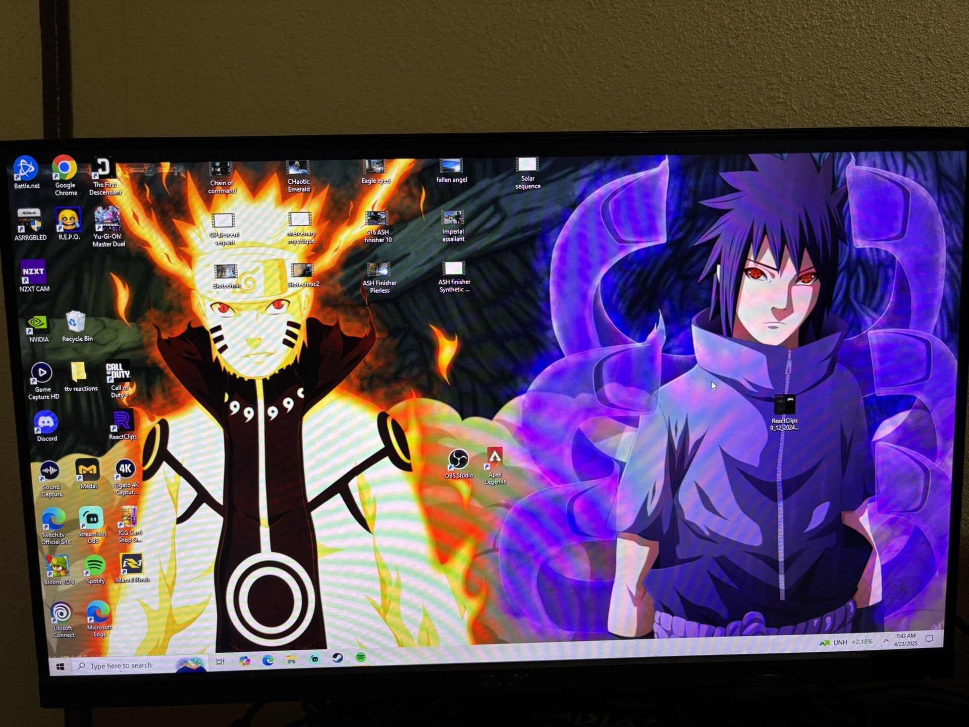 Acer Nitro 24” Monitor 75Hz 1920x1080