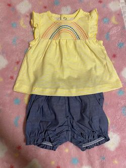 Baby girl Cat and Jack set 3M