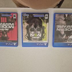 Call Of Duty Midern Warfare 1,2,3 And Call Of Duty Vanguard,Cold War