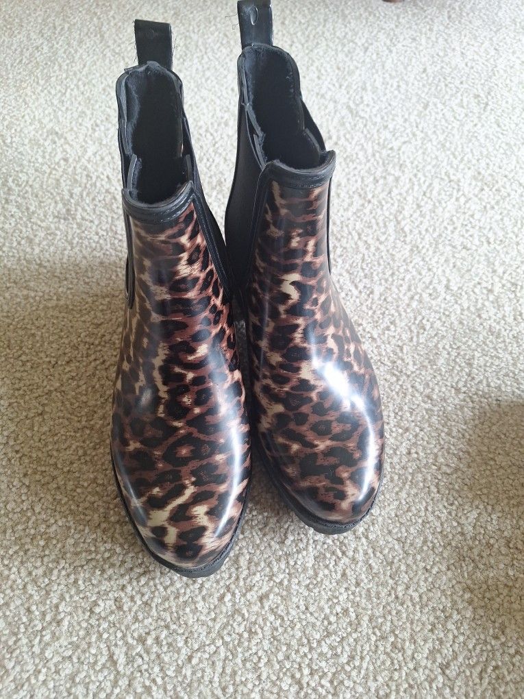 Rain Boot Ankle Shoes