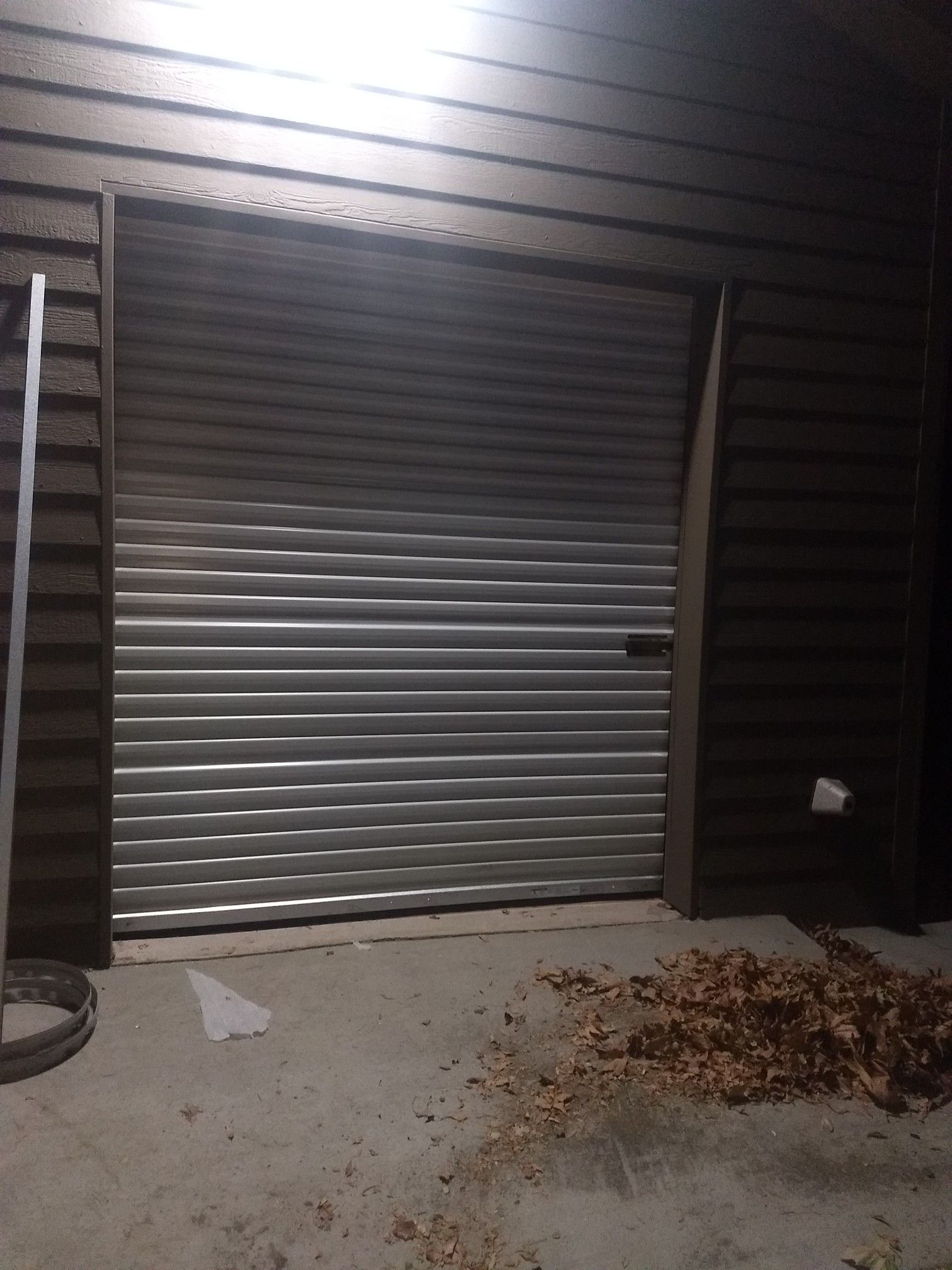 7x8 insulated roll up door!