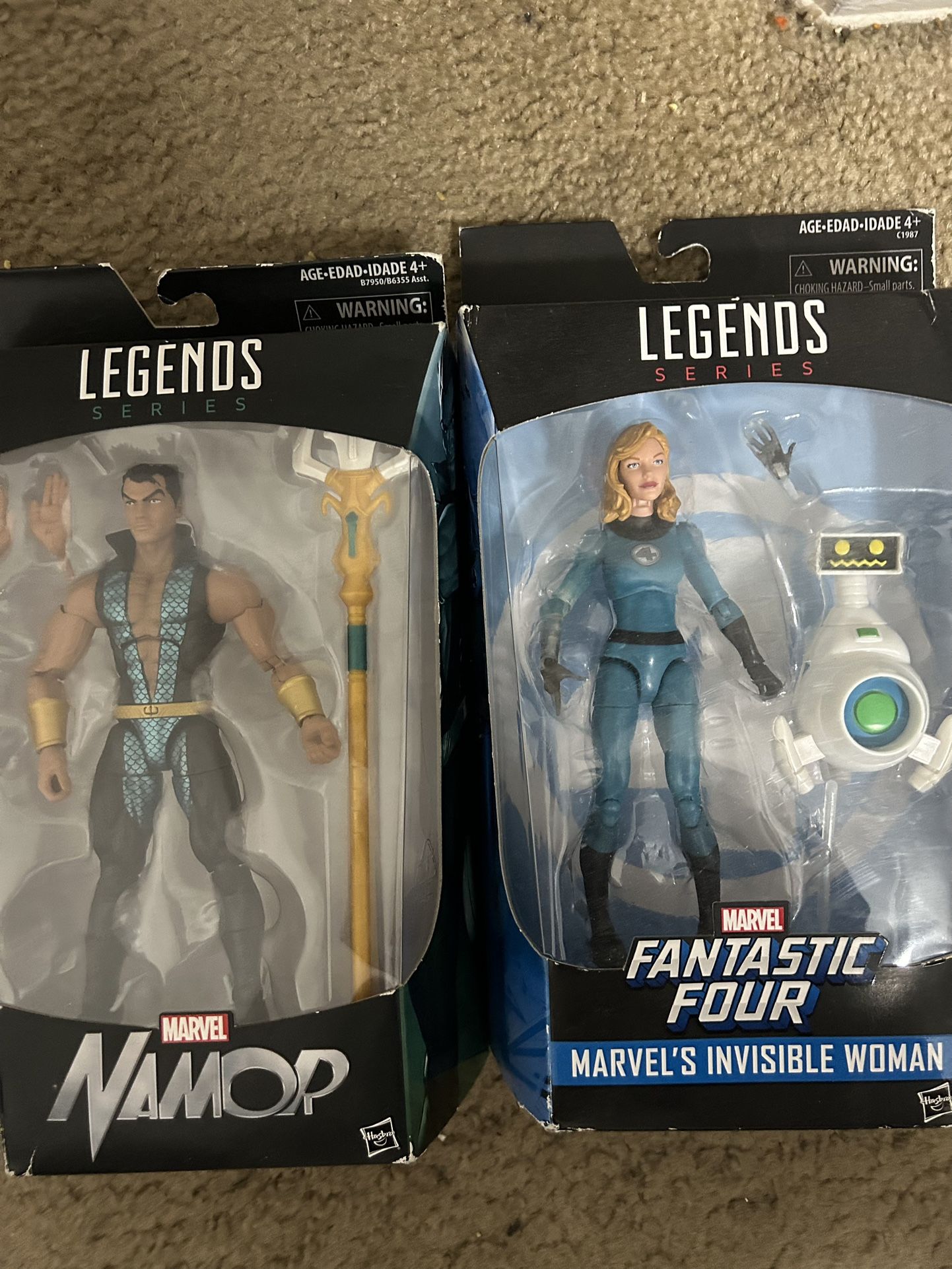Legend Series Namor And Marvels Invisible Woman Exclusive...