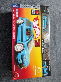 Hot Wheels Custom '90 Honda Civic EF Building Set