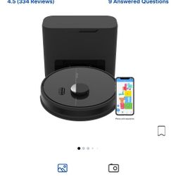 bObsweep Dustin Self-Emptying Robot Vacuum Cleaner and Mop
