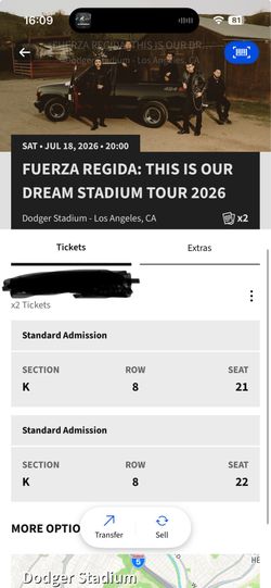 FUERZA REGIDA Dodgers stadium