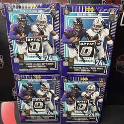 Brand New in Box 2025 Panini NFL Optic Donruss Football Trading Card Blaster Box Walmart