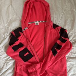 PINK Zip-Up Size S