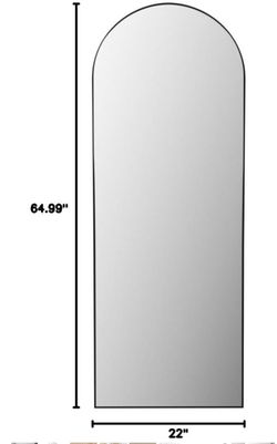 Arched Floor Mirror