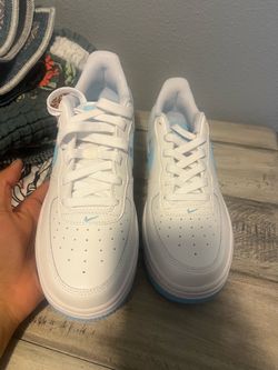 Air Force Ones baby blue