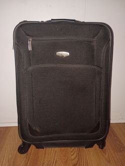 Protocol black suitcase travel luggage