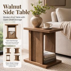 Walnut Side Table