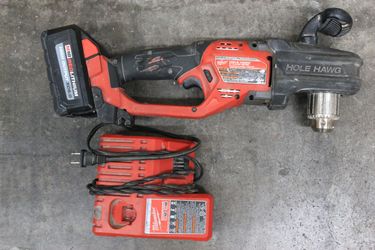 Milwaukee 2807-20 M18 FUEL HOLE HAWG 1/2 in. Right Angle Drill W/Battery & Charger