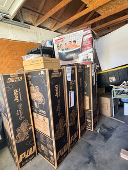 Disney Jeeps & Large backyard pools $250 ea