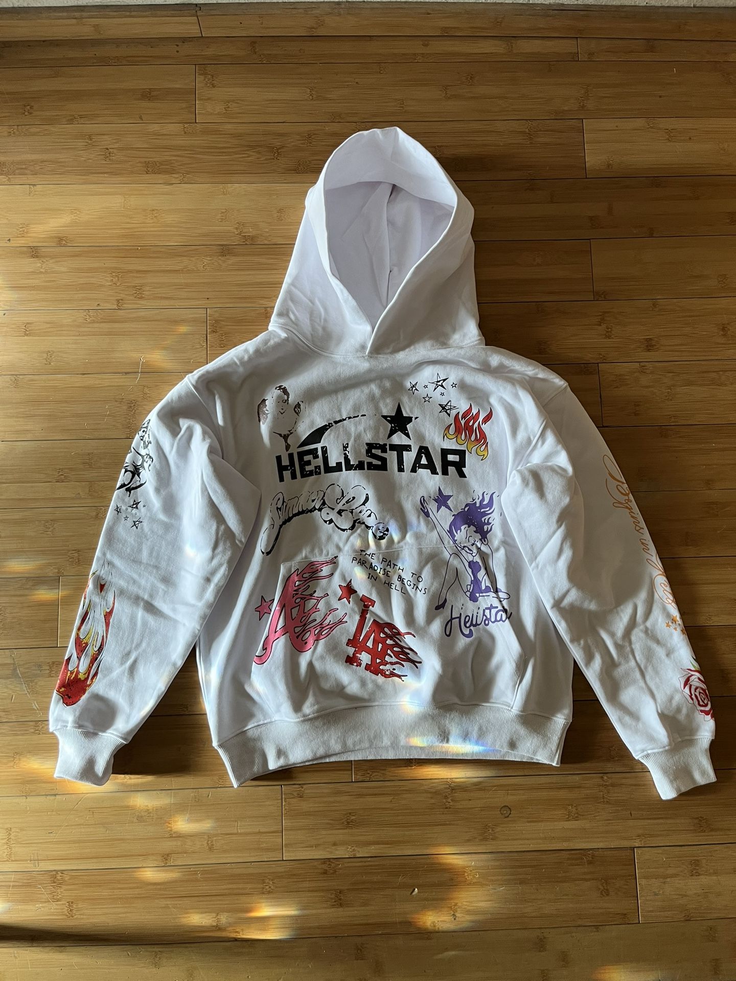 Hellstar graffiti hoodie