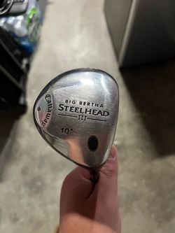 Big Bertha Steelhead III 10° driver (RH)