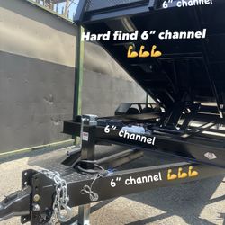 Dump Trailer New 8x12x4 Scissor /ramps $7850 Cash Onky 