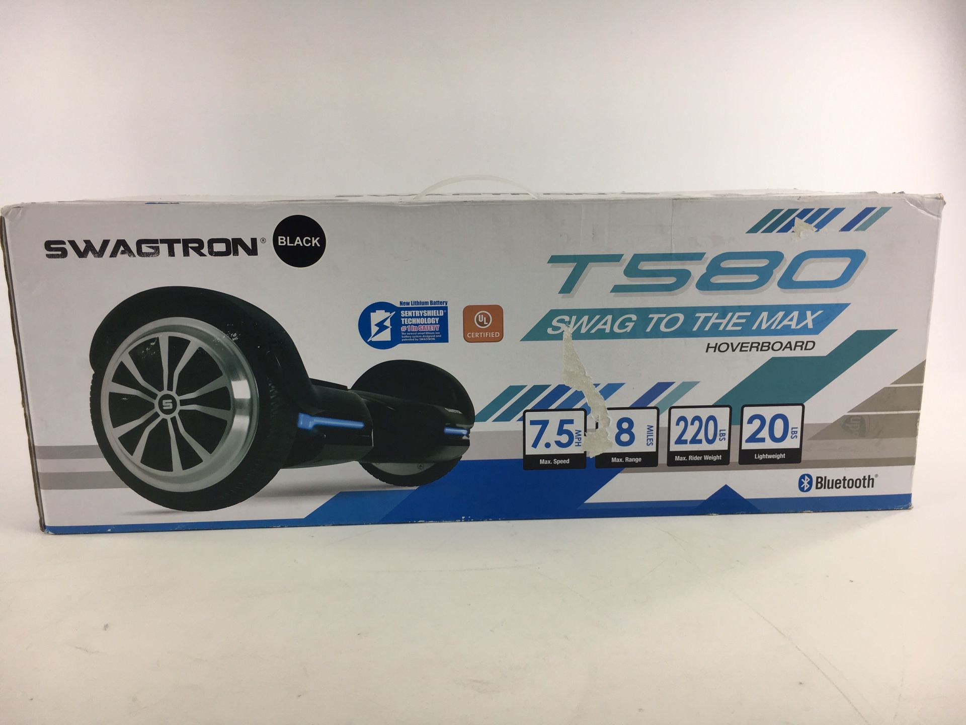Swagtron T580 Bluetooth Hoverboard Back