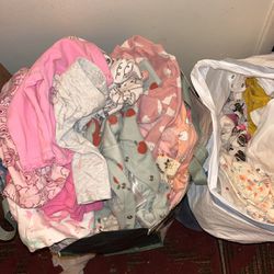 Baby Clothes And Diaper Bag 