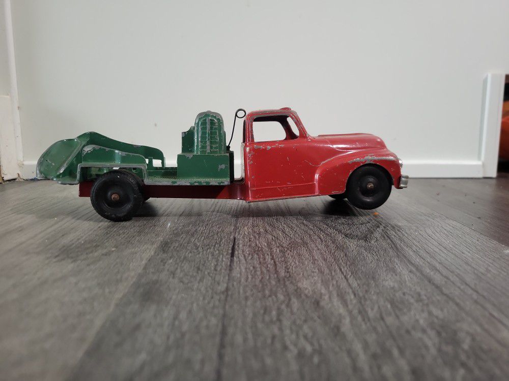 Vintage Die Cast Hubley Kiddie Toy Cement Truck Missing Barrel 