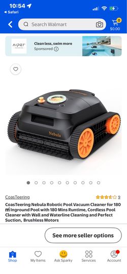 CoasTeering Nebula Robotic Pool Vacuum Cleaner