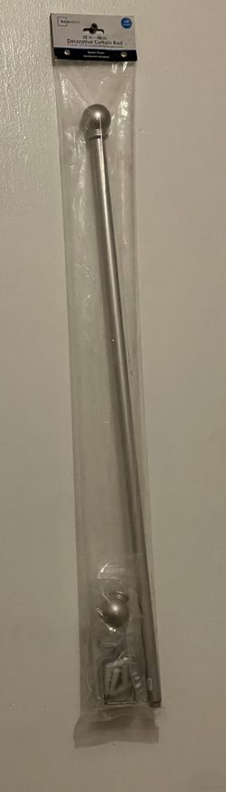 Silver Curtain Rod 