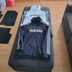 Adidas Hoodies, New,  Black or White, $20 Each
