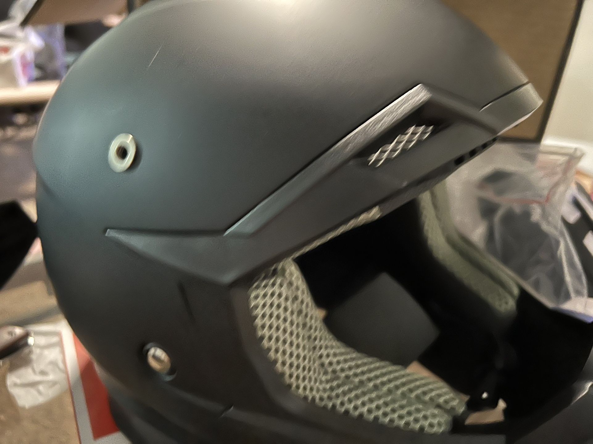 GLX GX623 Youth ATV/Dirt Bike Helmet Combo Matte Black, Large DOT