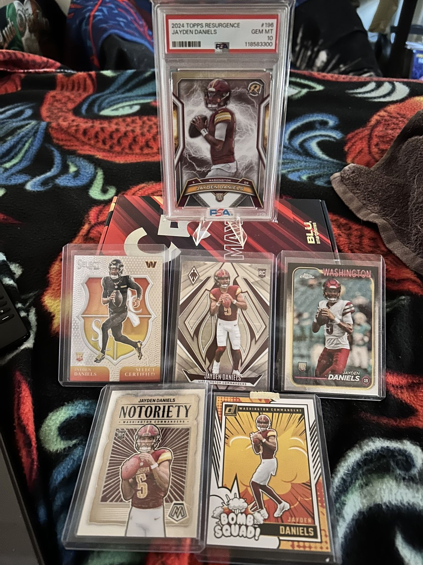 Jayden Daniel’s Rookie Collection Also PSA Card