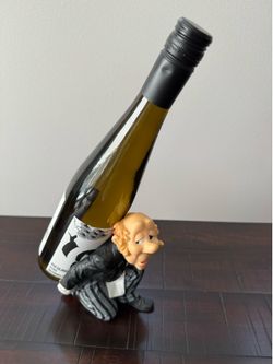 Wine bottle holder butler waiter