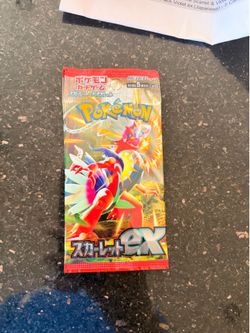 Pokémon Scarlet ex Japanese Booster Pack – Factory Sealed
