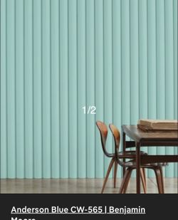 Sherwin &Williams “Anderson blue” fresh paint