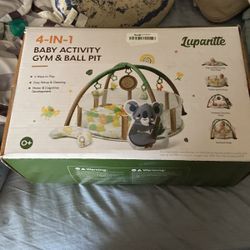 4-in-1 Baby Activity Gym & Ball Pit