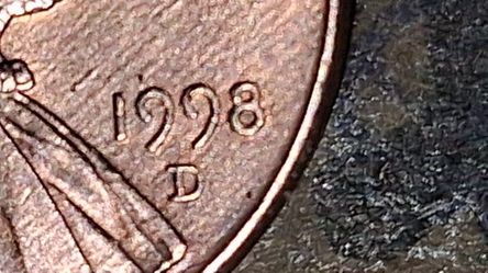 1998 D Penny. D/D/Reverse.