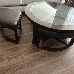 Coffee Table with seats 