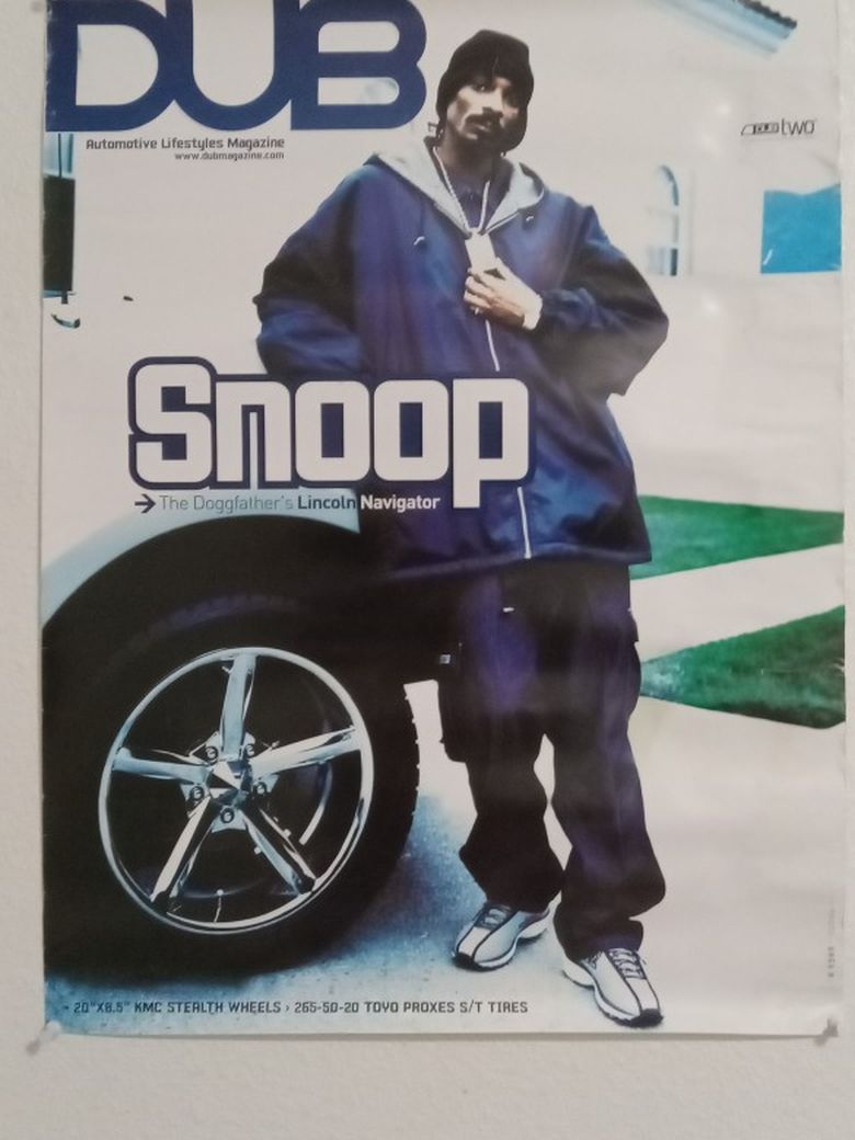 SNOOP DOG Poster - DUB Magazine - 18 by 24 Inches
